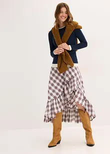 Tričko s dlouhým rukávem, z bavlněné směsi, bonprix