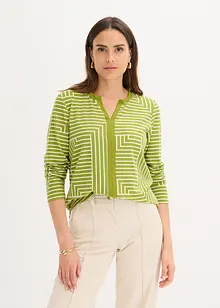 Viskózové tričko s dlouhým rukávem, bonprix