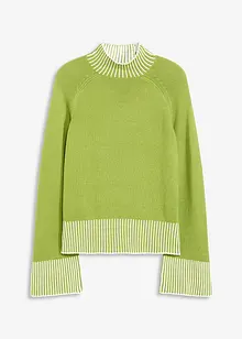 Svetr se stojáčkem, s podílem kašmíru, bonprix