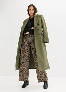 Triko s viskózou a saténovou vázačkou, bonprix