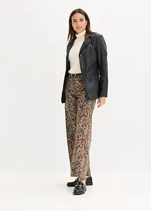 Strečové kalhoty Wide Leg, s bavlnou, bonprix