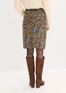 Strečová sukně s bavlnou, bonprix