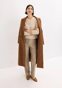 Kabátek ve stylu bomber, s podílem vlny, bonprix