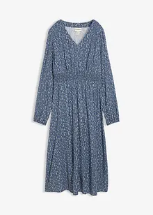 Midi šaty ze splývavé viskózy, bonprix