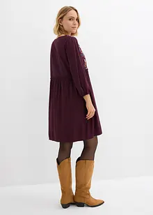 Tunikové šaty ze splývavé viskózy, bonprix
