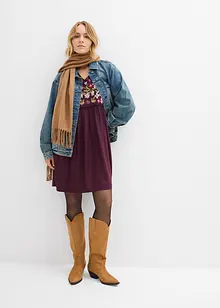 Tunikové šaty ze splývavé viskózy, bonprix