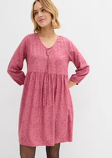 Tunikové šaty ze splývavé viskózy, bonprix