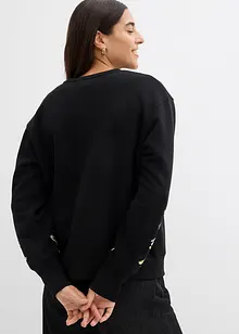 Mikina z bavlněné směsi, bonprix