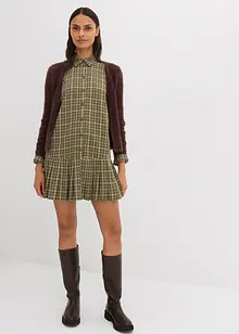 Košilové šaty s kostkovaným vzorem, bonprix