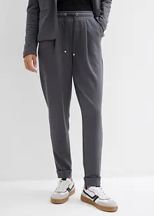 Kalhoty bez zapínání, se splývavou viskózou, bonprix