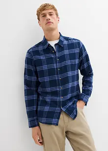 Flanelová košile s dlouhým rukávem, z čisté organické bavlny, bonprix