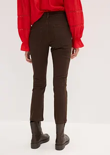 Keprové kalhoty z elastické bavlněné směsi, bonprix