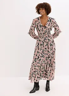 Šifónové šaty s volány, bonprix