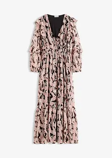 Šifónové šaty s volány, bonprix