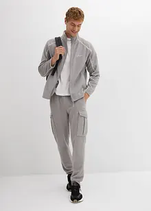 Hřejivá flísová bunda se sportovními detaily, bonprix