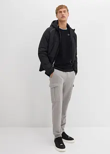 Triko s dlouhým rukávem, z elastické bavlněné směsi, Slim Fit, bonprix