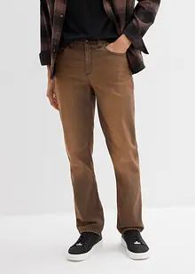 Lehké strečové džíny Classic Fit s pohodlným pasem a vintage sepráním, bonprix