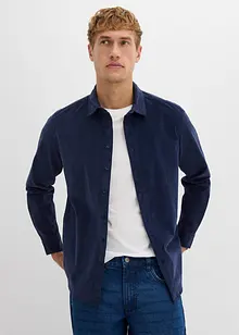 Měkká, strečová manšestrová košile z recyklovatelné organické bavlny, bonprix