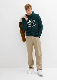 Mikina s kapucí, z měkké bavlněné směsi, bonprix