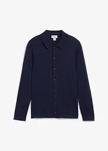 Rozepínací svetr z jemné pleteniny s luxusní merino vlnou, Slim Fit, bonprix