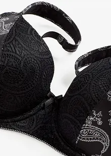 Vyztužená podprsenka s polstrovanými ramínky, bonprix