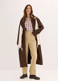 Keprové kalhoty s vysokým pasem, bonprix