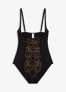 Stahovací body s lehkým tvarujícím efektem a třpytivou přízí, bonprix