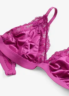 Podprsenkový top z lesklého materiálu, bonprix