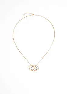 Víceřadý náhrdelník s přívěskem, bonprix