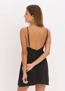 Saténové negližé s třpytivou přízí, bonprix