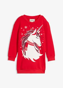 Mikinové šaty z čisté bavlny, bonprix