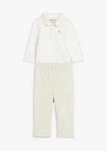 Body a kalhoty z čisté organické bavlny (2dílná souprava), bonprix