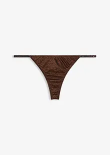 Tanga string z třpytivého materiálu, bonprix