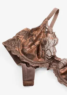 Podprsenka s kosticemi z dvoubarevné krajky, bonprix