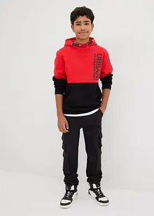 Mikina s kapucí, z čisté organické bavlny, bonprix