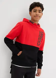 Mikina s kapucí, z čisté organické bavlny, bonprix