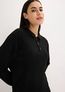 Domácí souprava z měkkého žebrovaného materiálu, oversize, bonprix