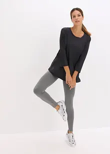 Velmi měkké funkční tričko s 3/4 rukávy, rychleschnoucí, bonprix