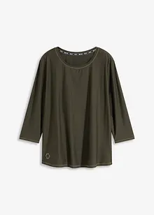 Velmi měkké funkční tričko s 3/4 rukávy, rychleschnoucí, bonprix