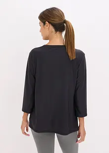 Velmi měkké funkční tričko s 3/4 rukávy, rychleschnoucí, bonprix