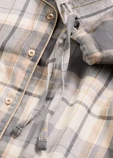 Tkané flanelové pyžamo se třpytivou přízí a dárkovou taškou, bonprix