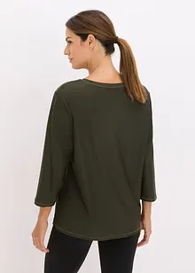 Velmi měkké funkční tričko s 3/4 rukávy, rychleschnoucí, bonprix