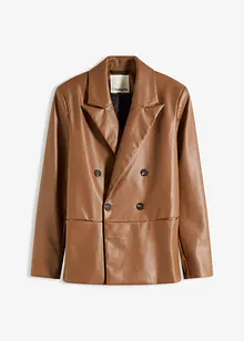 Oversize blejzr z umělé kůže, bonprix