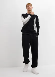 Joggingové kalhoty z čisté bavlny, Loose Fit, bonprix