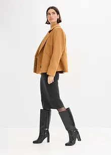 Pletené šaty s podílem vlny, bonprix