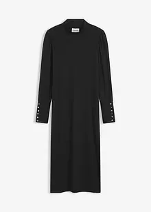 Žebrované žerzejové šaty z viskózové směsi, bonprix