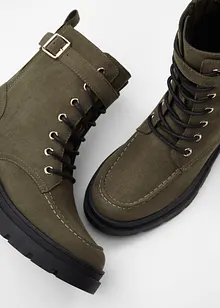 Šněrovací kotníková obuv s přezkou, bonprix