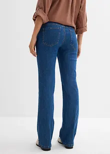 Těhotenské džíny s organickou bavlnou, lehce rozšířené nohacie, bonprix