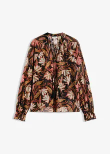 Tunikové triko z měkké síťoviny, bonprix