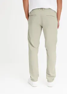 Strečové chino kalhoty Relaxed Fit s organickou bavlnou, Straight, bonprix